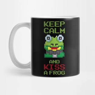 Keep Calm and Kiss a Frog Kiss the Frog Mug